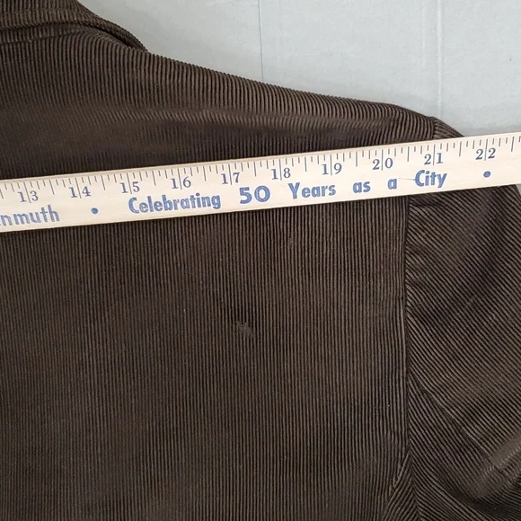 J. Crew Factory sport coat men's XL navy blue corduroy western blazer - Picture 8 of 11